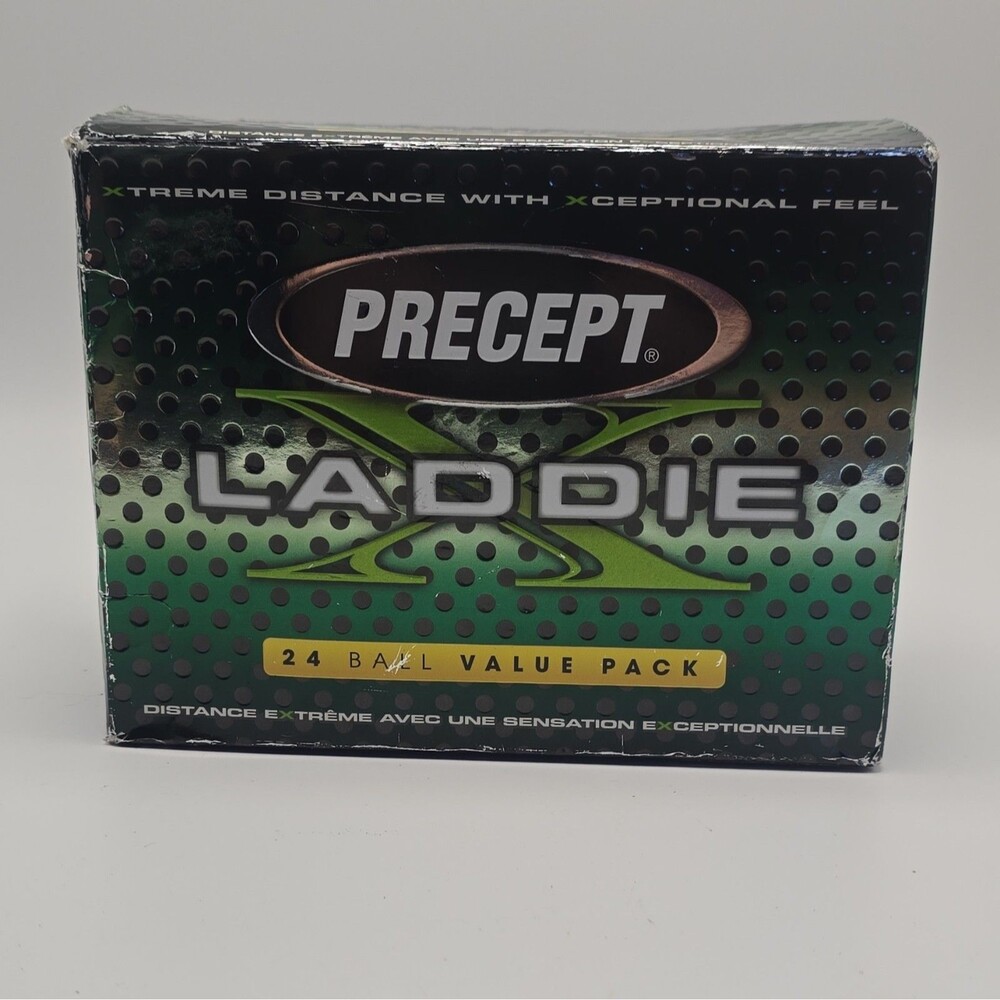 Precept Laddie X Distance White Golf Balls 21-Pack Value Pack for Golf